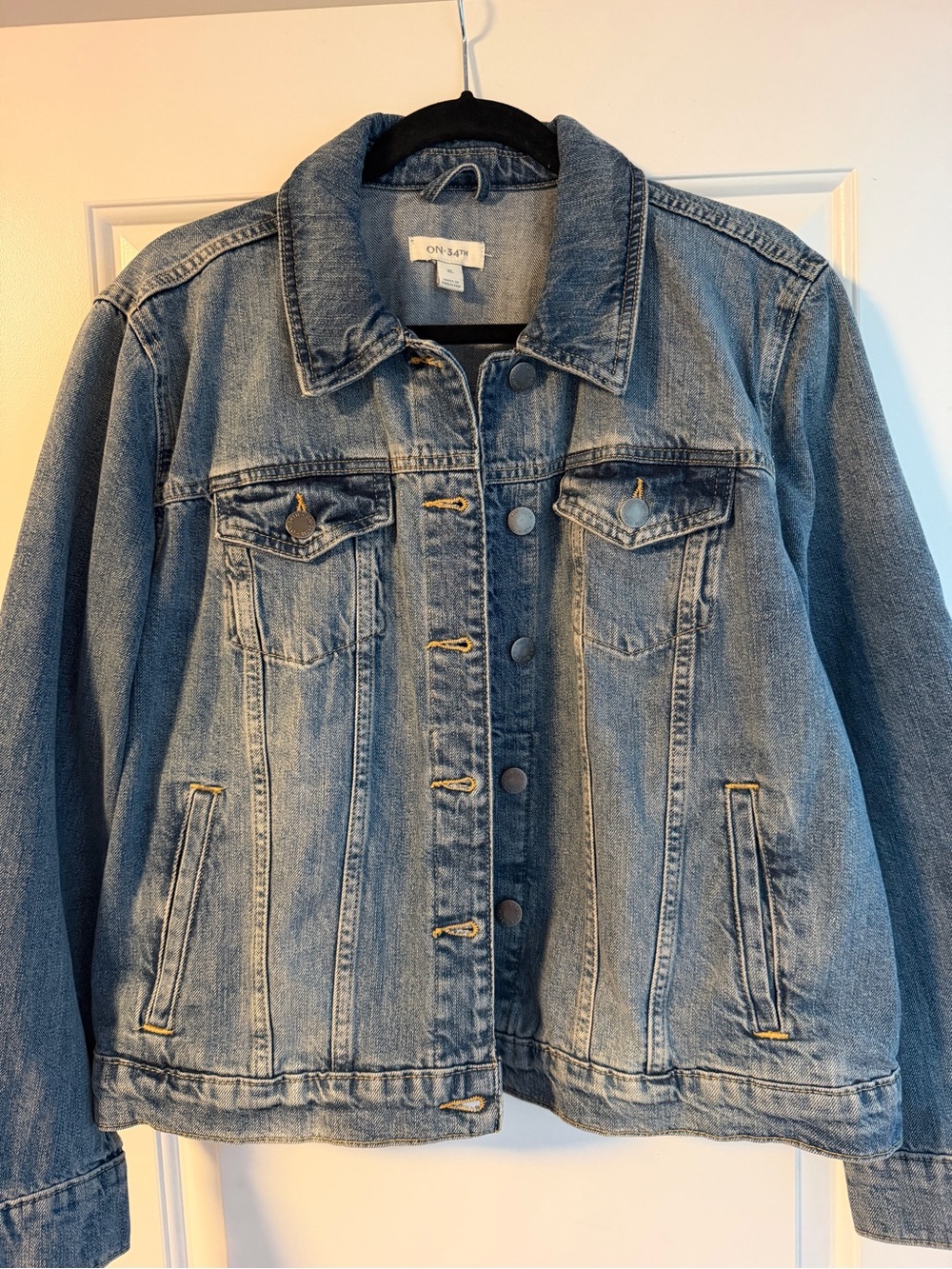 ON|34th Light Blue Denim Jacket - Classic Jean Trucker